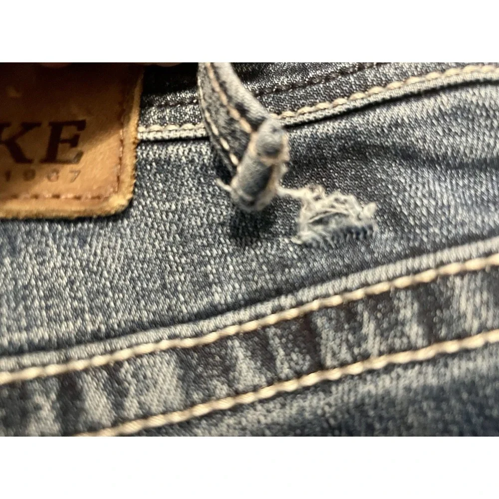 BKE BUCKLE Jean Men 30x32 Blue Wash ALEC Straight Leg Regular Fit Stretch Cowboy